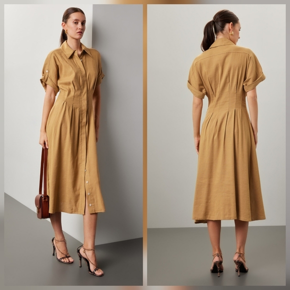 Veronica Beard Dresses & Skirts - Veronica Beard Adavi Dress Short sleeves Collared Size 6